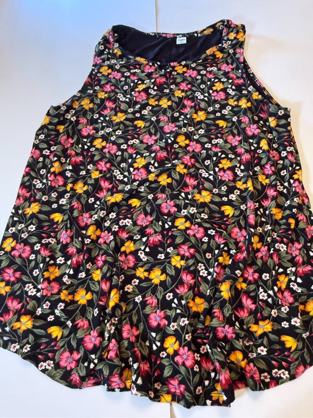 Old Navy Floral Print Sleeveless Casual Tank Women's XL UEC! - Picture 4 of 5